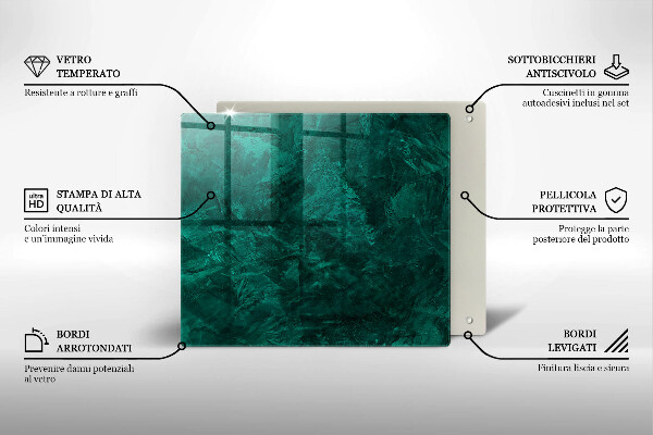 Tagliere in vetro temperato Trama di sfondo in pietra