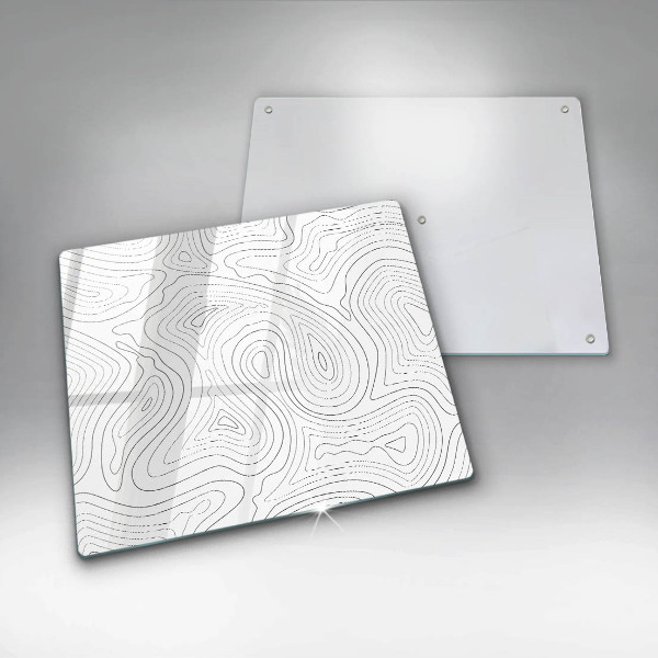 Tagliere in vetro temperato Forme astratte