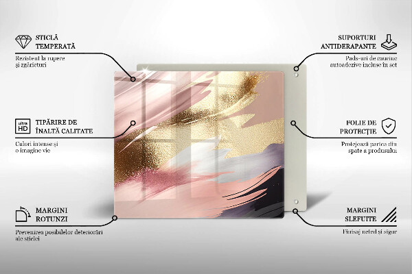 Tagliere in vetro Macchie pastello