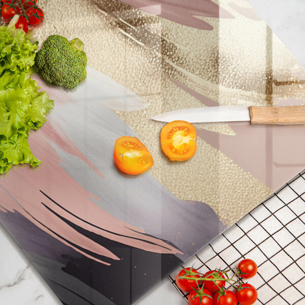 Tagliere in vetro Macchie pastello