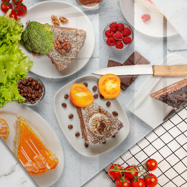 Tagliere in vetro La dolcezza della torta