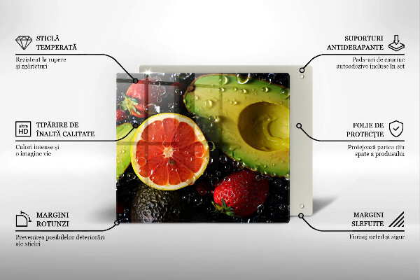 Tagliere in vetro Frutta e verdura