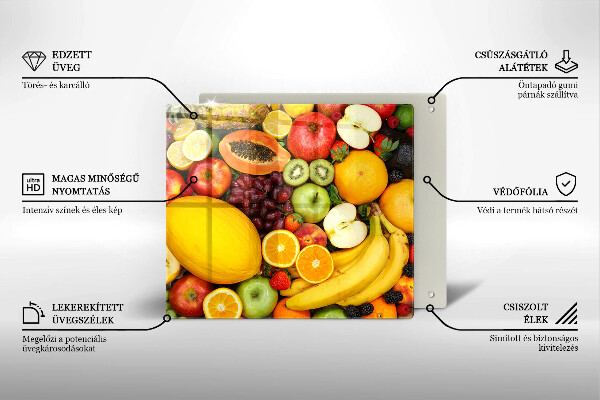 Tagliere in vetro Raccolta della frutta