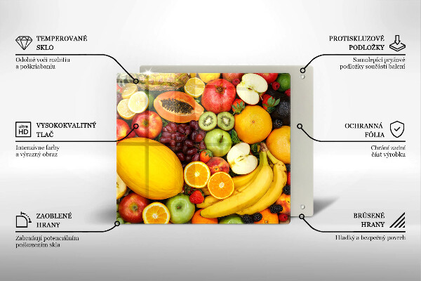 Tagliere in vetro Raccolta della frutta