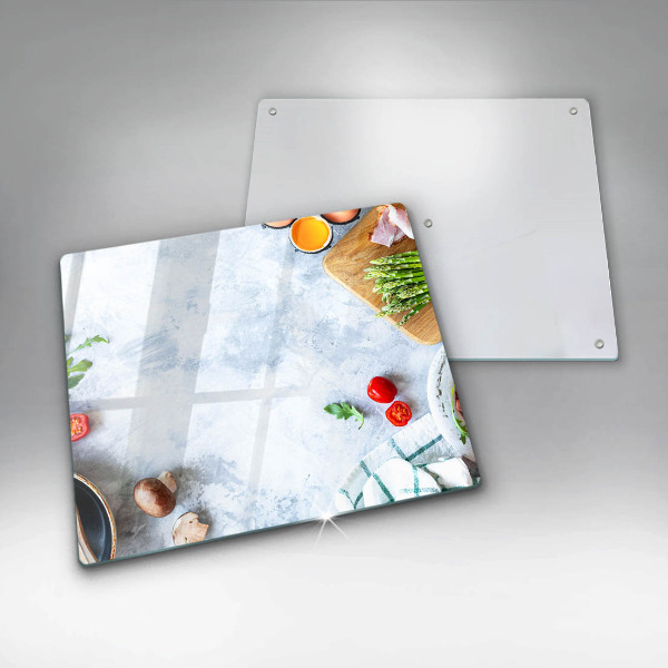 Tagliere in vetro Ingredienti in cucina