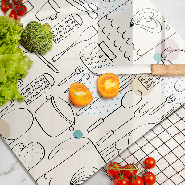 Tagliere in vetro Accessori per la cucina