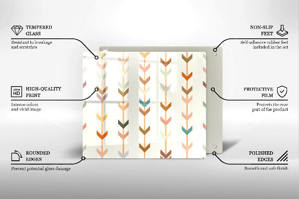 Tagliere in vetro Elementi geometrici