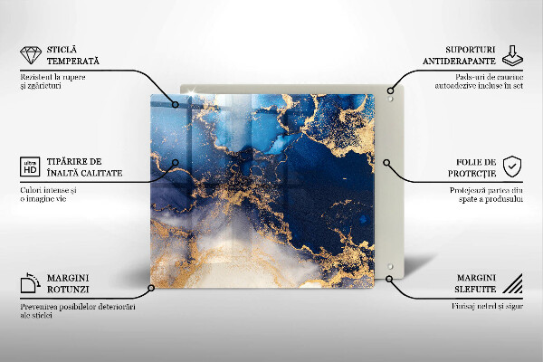 Tagliere in vetro Astrazione del marmo