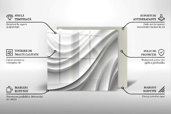 Tagliere in vetro Linee geometriche