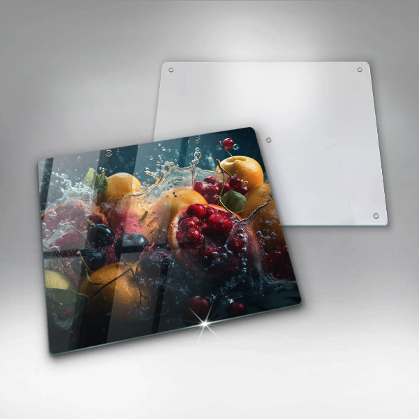 Tagliere in vetro Frutta in acqua