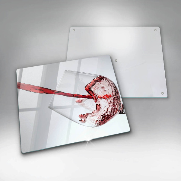 Tagliere in vetro Vino rosso