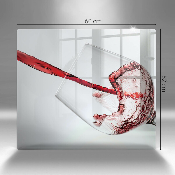 Tagliere in vetro Vino rosso