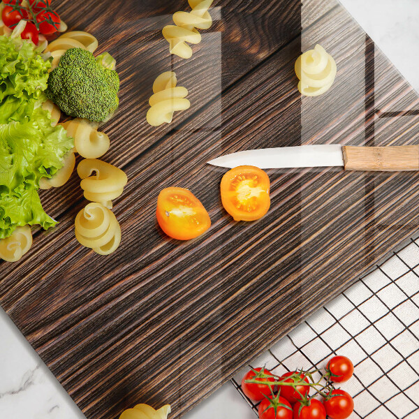 Tagliere in vetro Pasta in tavola