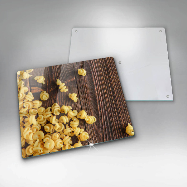 Tagliere in vetro Pasta in tavola