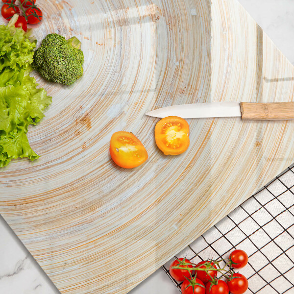 Tagliere in vetro Struttura del legno