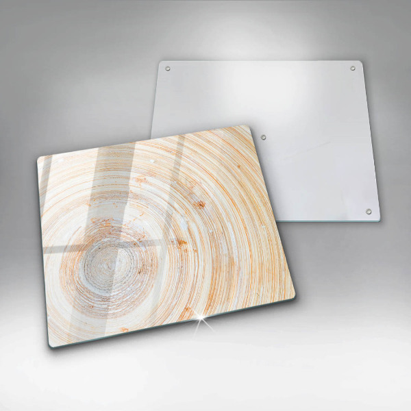 Tagliere in vetro Struttura del legno