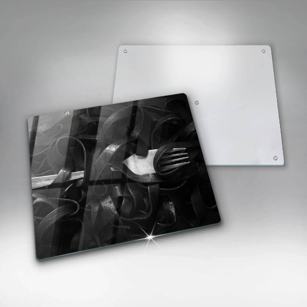 Tagliere in vetro Tagliatelle Nere