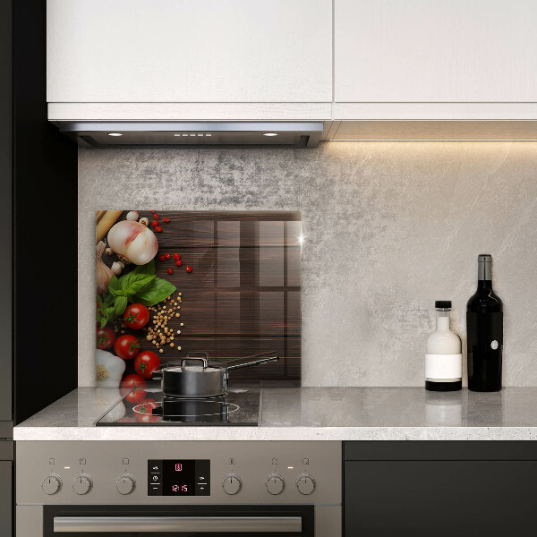 Tagliere in vetro Verdure sul tavolo