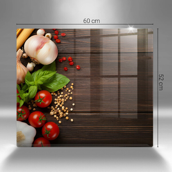 Tagliere in vetro Verdure sul tavolo