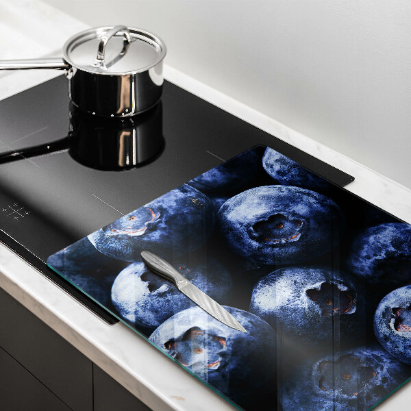 Tagliere in vetro Primo piano di frutti di bosco