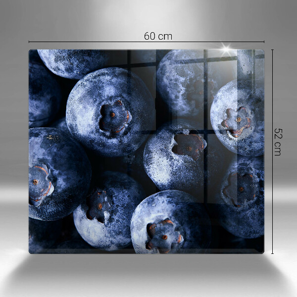 Tagliere in vetro Primo piano di frutti di bosco