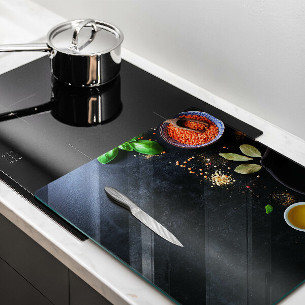 Tagliere in vetro Ciotole di spezie