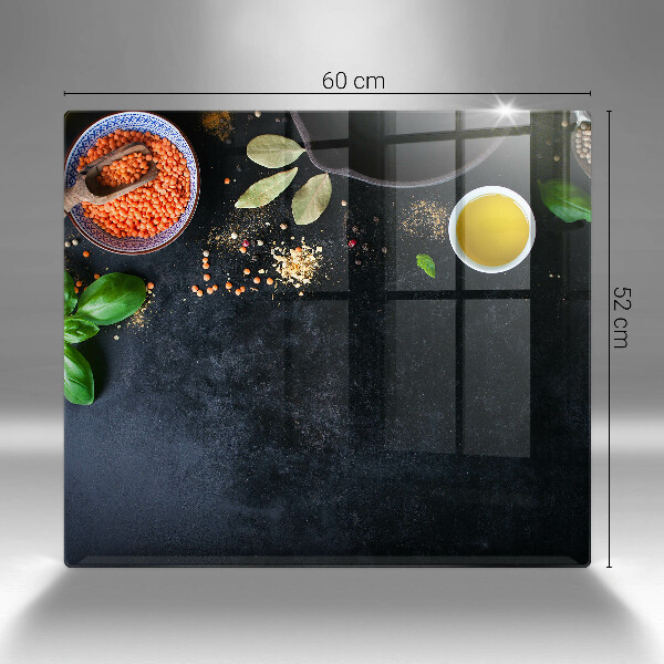 Tagliere in vetro Ciotole di spezie