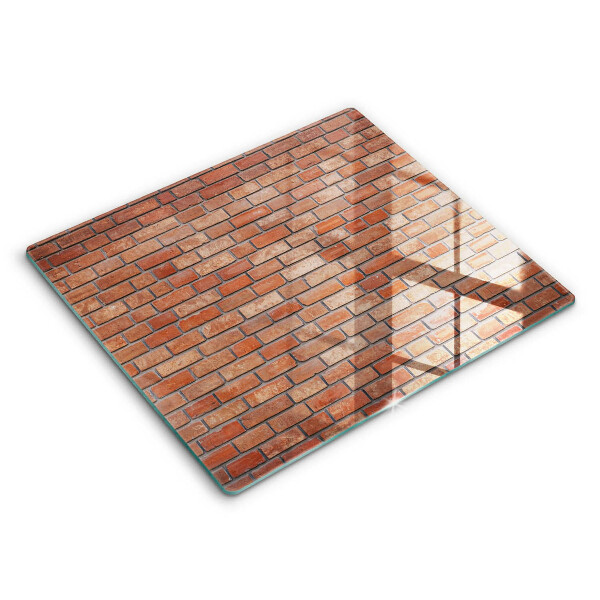 Tagliere in vetro temperato Muro di mattoni