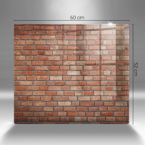 Tagliere in vetro temperato Muro di mattoni
