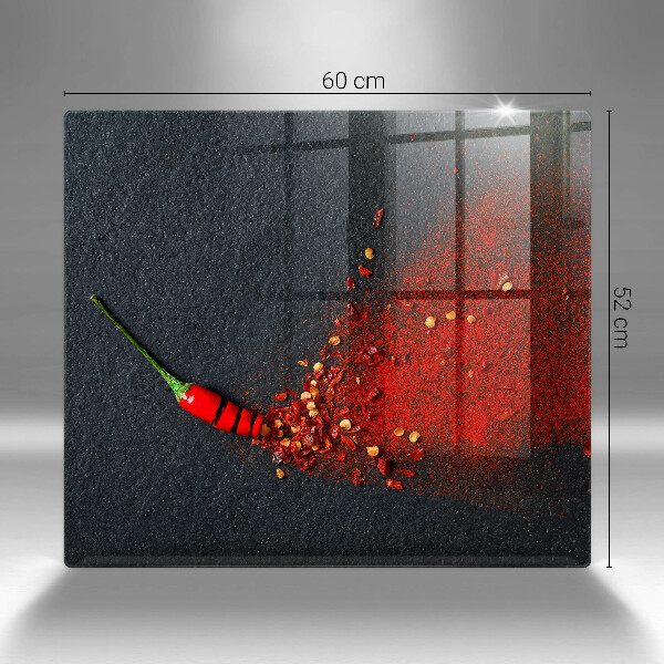 Tagliere in vetro temperato Peperoncino