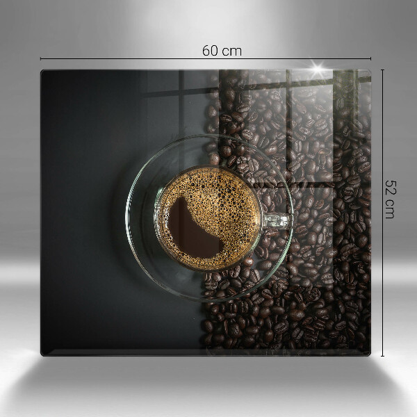 Tagliere in vetro Caffè e fagioli