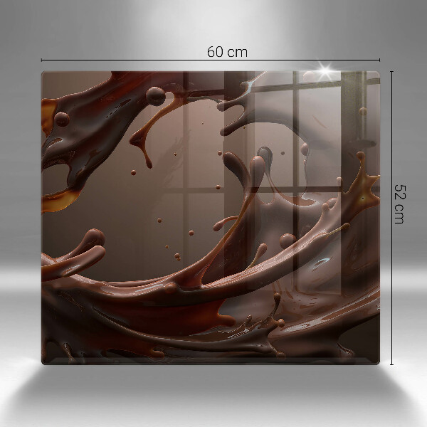 Tagliere in vetro Cioccolato liquido