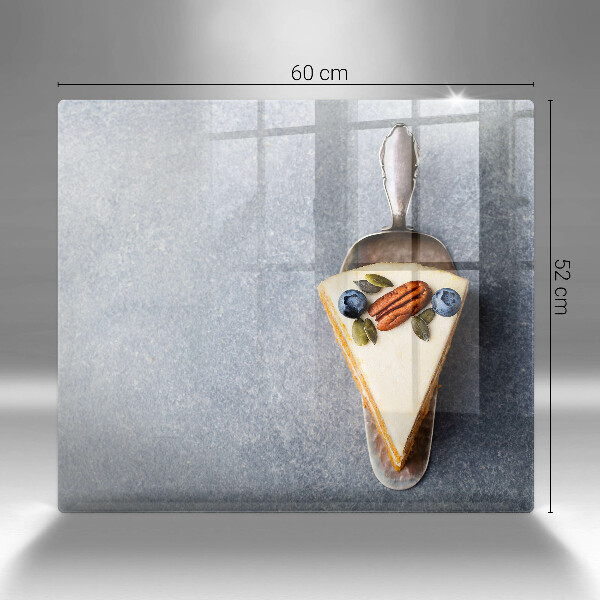 Tagliere in vetro Pezzo di torta