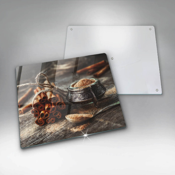 Tagliere in vetro Baccelli di vaniglia