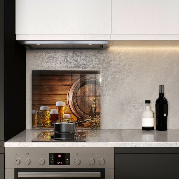 Tagliere in vetro Barile di birra