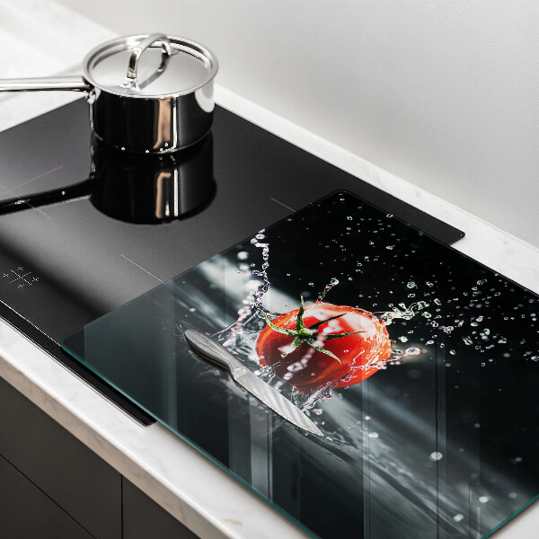 Tagliere in vetro Pomodoro in acqua