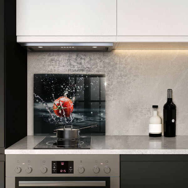 Tagliere in vetro Pomodoro in acqua