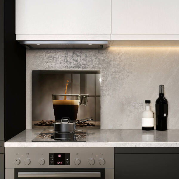 Tagliere in vetro Vetro e chicchi di caffè