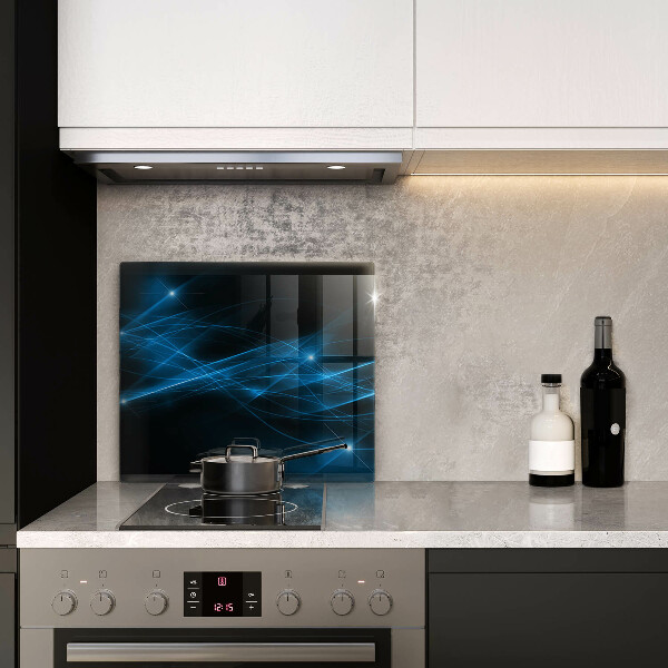 Tagliere in vetro temperato Fumo blu astratto