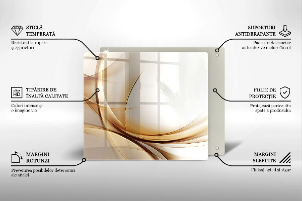 Tagliere in vetro temperato Forme astratte