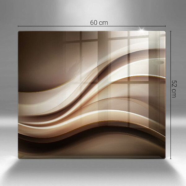 Tagliere in vetro temperato Linee delicate di astrazione