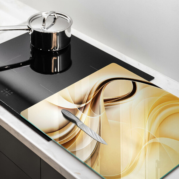 Tagliere in vetro temperato Astrazione del fumo