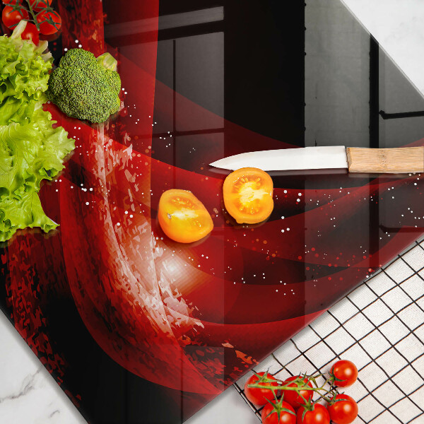 Tagliere in vetro temperato Astrazione moderna