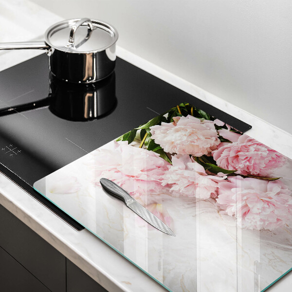 Tagliere in vetro temperato Delicati fiori di rose