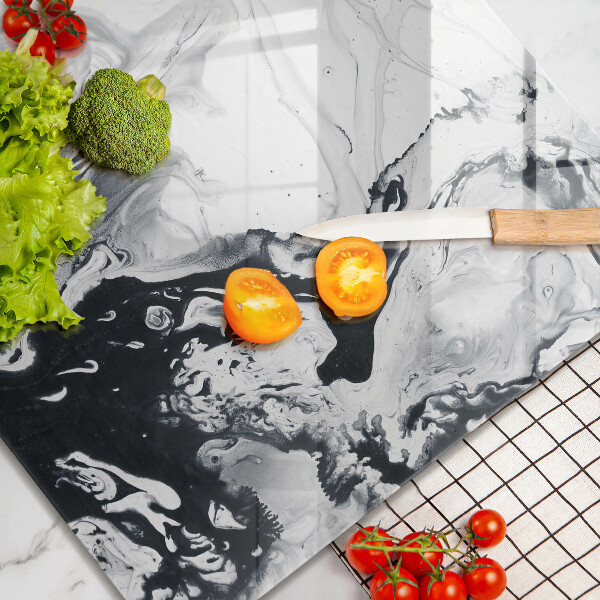 Tagliere in vetro temperato Astrazione dell'inchiostro