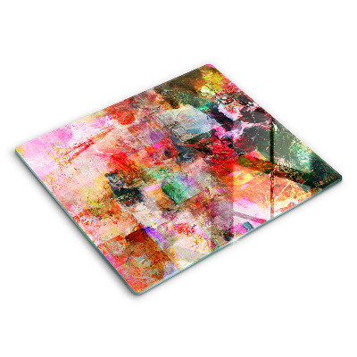 Tagliere in vetro temperato Dipingi l'astrazione