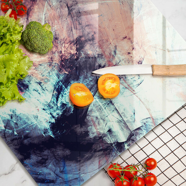 Tagliere in vetro temperato Astrazione dipinta