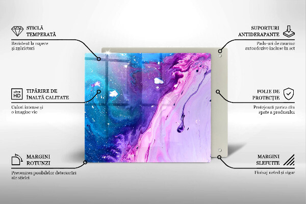 Tagliere in vetro Inchiostri di astrazione