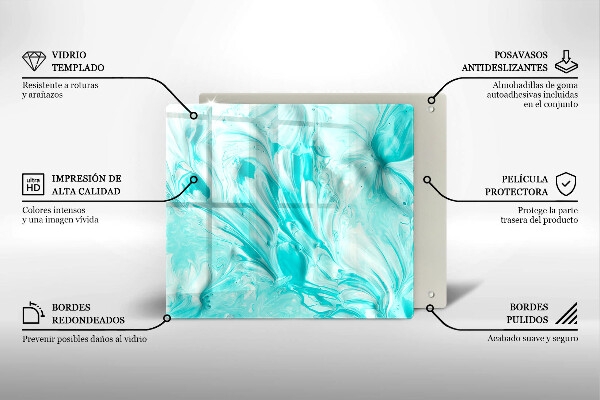 Tagliere in vetro Pitture astratte