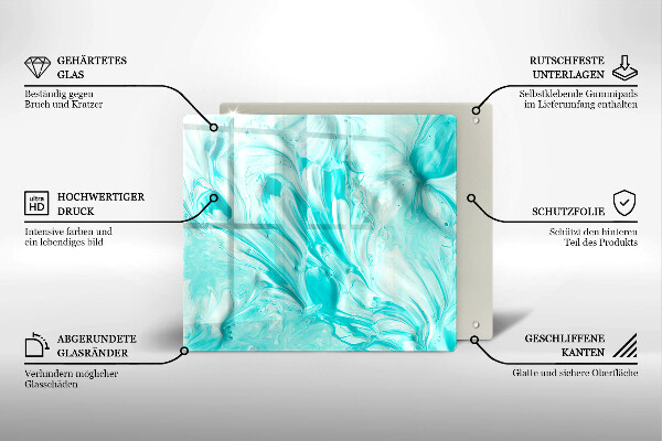 Tagliere in vetro Pitture astratte